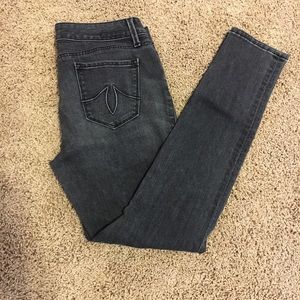 Level 99 Liza Skinny Straight Leg mid rise denim